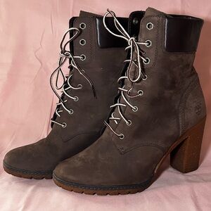 Dark Brown Timberland Booties